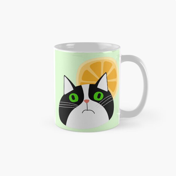 Item preview, Boho cat with citrus orange lemon designed and sold by bohoanimals.