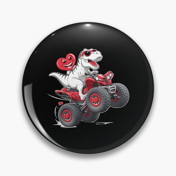 Item preview, Funny T-Rex Riding Quad Valentine Design for Boys and Kids designed and sold by zbox1.