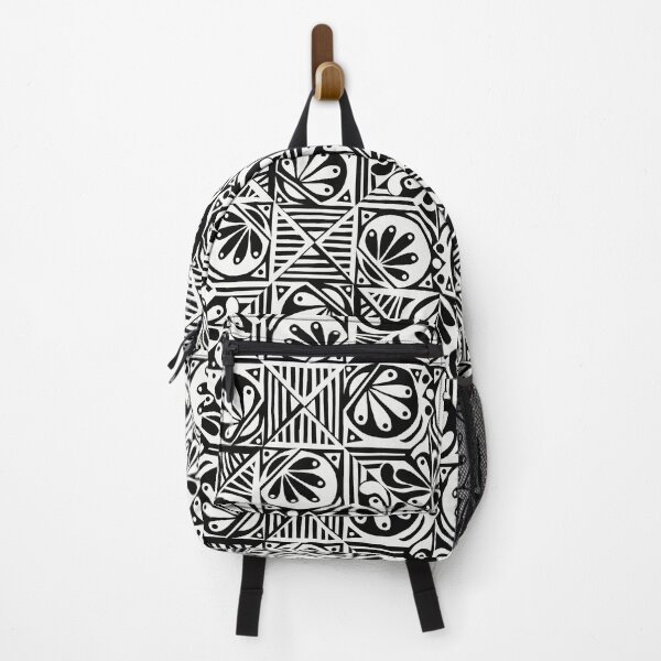 Item preview, Black and white floral pattern designed and sold by theJollyArtist.