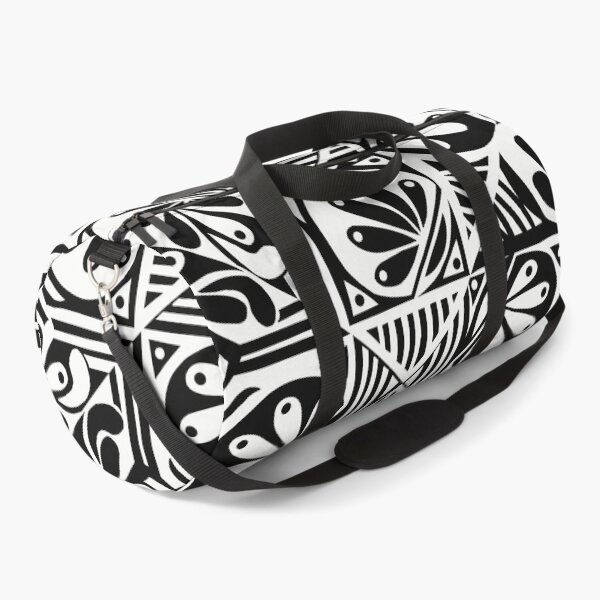 Item preview, Black and white floral pattern designed and sold by theJollyArtist.