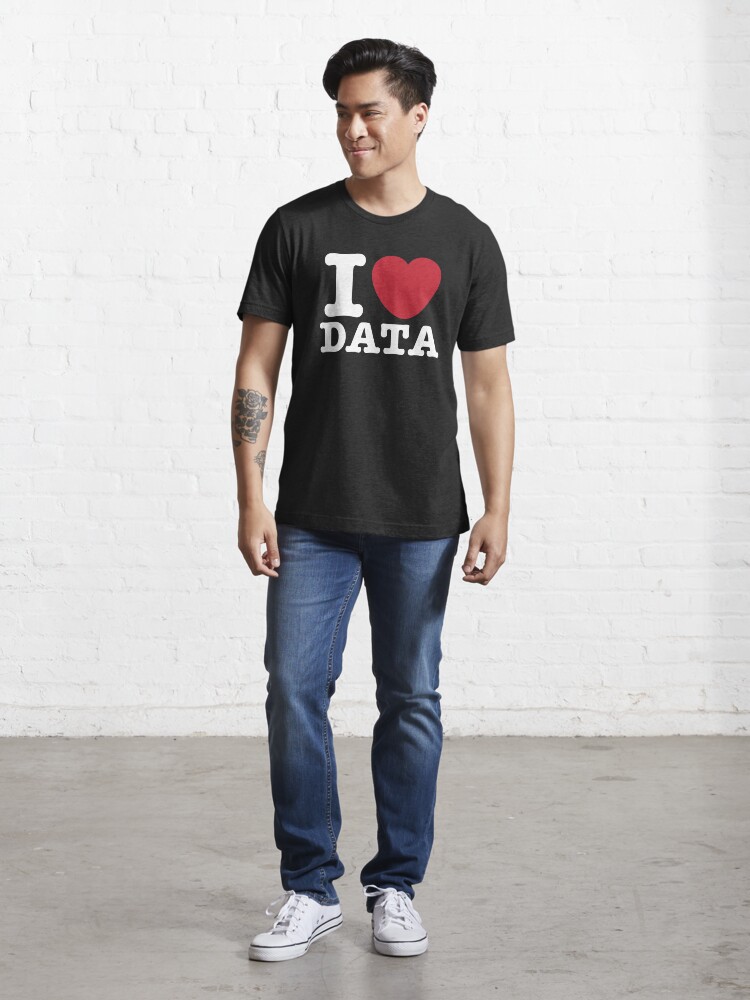 Alternate view of I Heart Data Essential T-Shirt