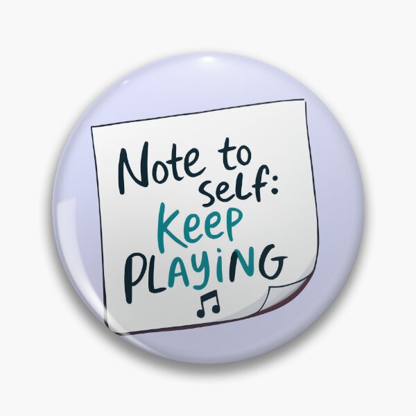 Item preview, Note to Self - Keep Playing Music : Sticky Note  designed and sold by Jollys-ArtShop.
