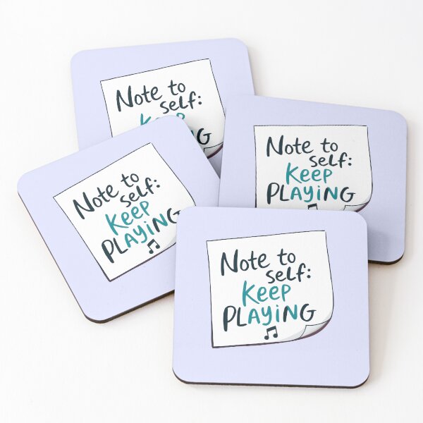 Item preview, Note to Self - Keep Playing Music : Sticky Note  designed and sold by Jollys-ArtShop.