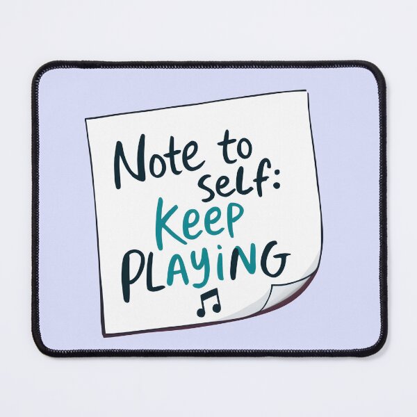Item preview, Note to Self - Keep Playing Music : Sticky Note  designed and sold by Jollys-ArtShop.