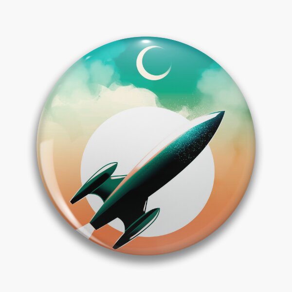 Item preview, Travel the Universe: Read a Book rocket ship designed and sold by Grateful-Fool.