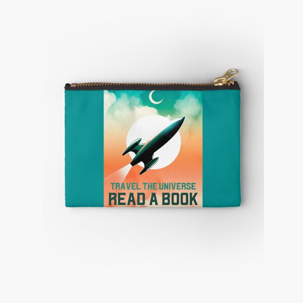 Item preview, Travel the Universe: Read a Book rocket ship designed and sold by Grateful-Fool.