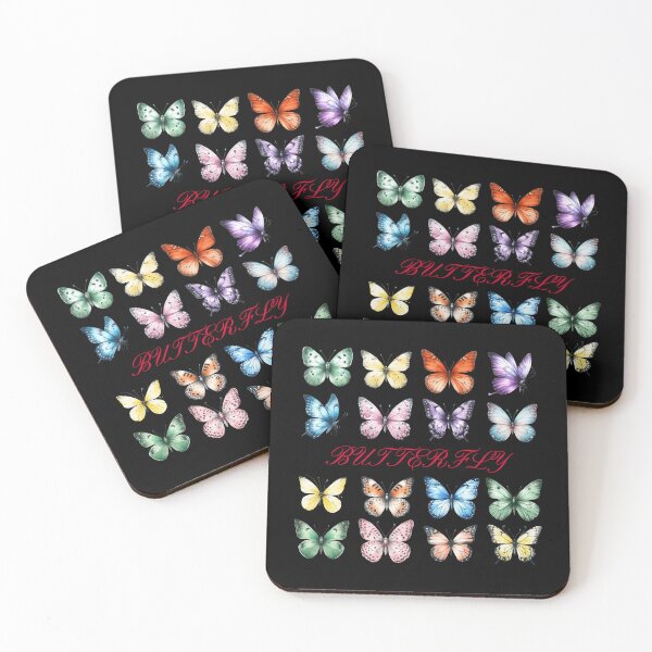 Item preview, An elegant and colourful butterfly collage designed and sold by whee25.