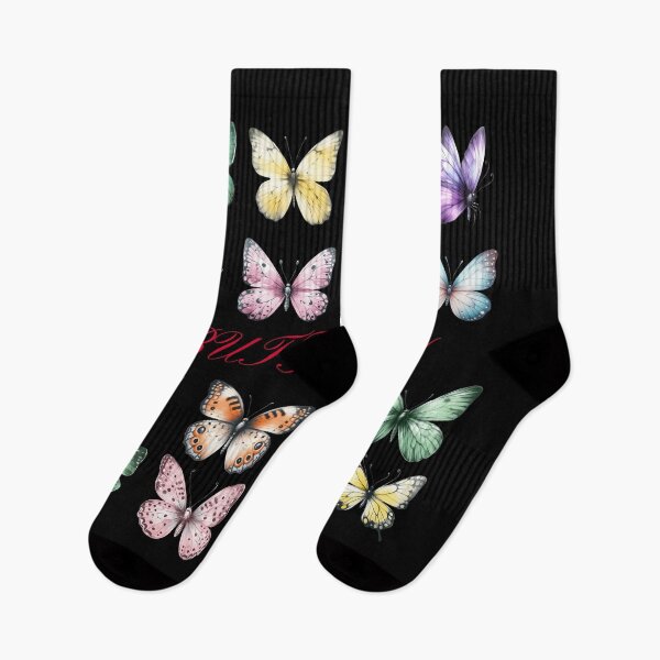 Item preview, An elegant and colourful butterfly collage designed and sold by whee25.