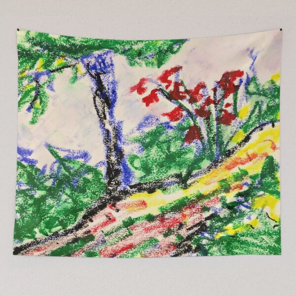 Item preview, The Uphill Path designed and sold by Dianna Hardy Art.