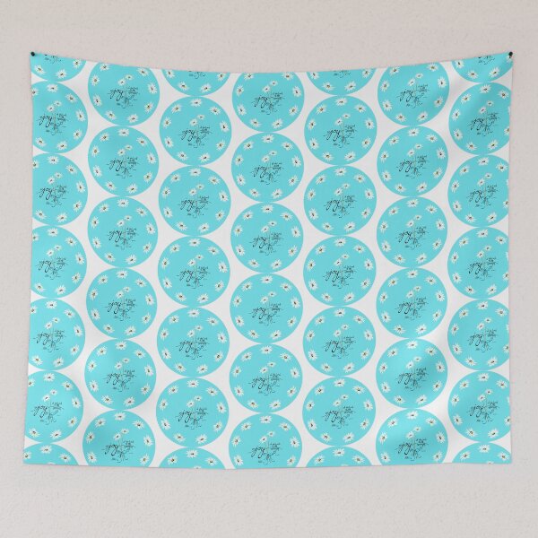 Item preview, The Joy of the Lord is my Strength White Daisies Round designed and sold by Jan Marvin Art Studio.