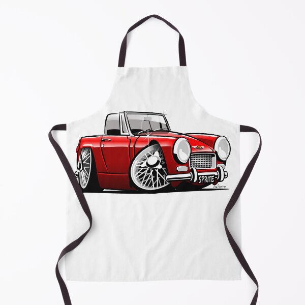 Item preview, Austin Healey Sprite mark 3 caricature red designed and sold by car2oonz.
