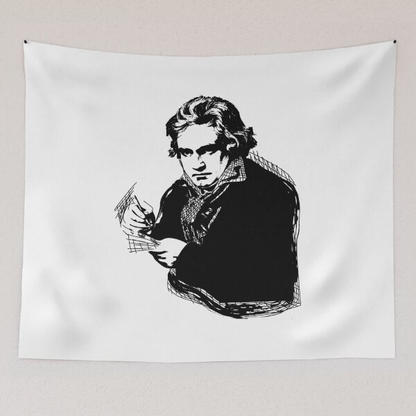 Item preview, Ludwig van Beethoven Pencil Portrait designed and sold by umayana.art.