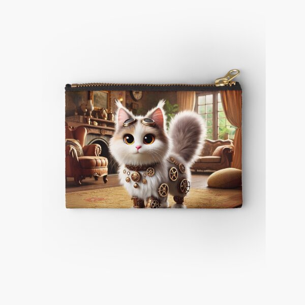 Item preview, Steampunk Turkish Angora Cat designed and sold by Sillytoe.