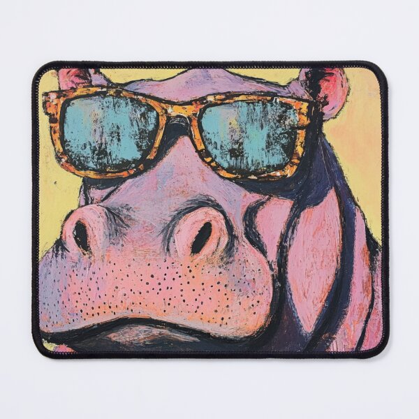 Item preview, Hippy Hippo Hipsterly Hippin' designed and sold by XYZish.