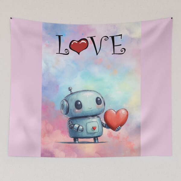 Item preview, VALENTINE'S DAY - IT'S ALL A BOT LOVE designed and sold by Tammera.