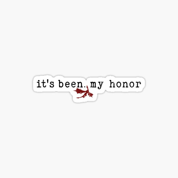 Item preview, Its Been My Honor-Liam Mairi  designed and sold by iPrintastyCo.