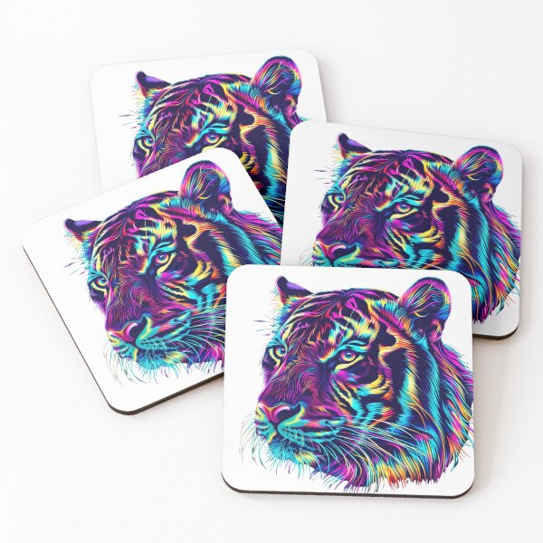 Item preview, Neon Tiger designed and sold by ChillaStudio.