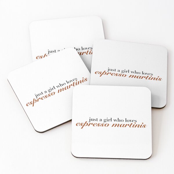 Item preview, Just a Girl Who Loves Espresso Martinis – Fun and Sarcastic Quote Design designed and sold by vi.besstore .