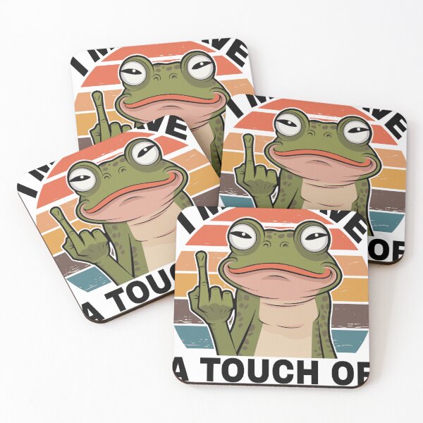 Item preview, Tism Frog I May Have A Touch of The Tism designed and sold by KitonicTees.