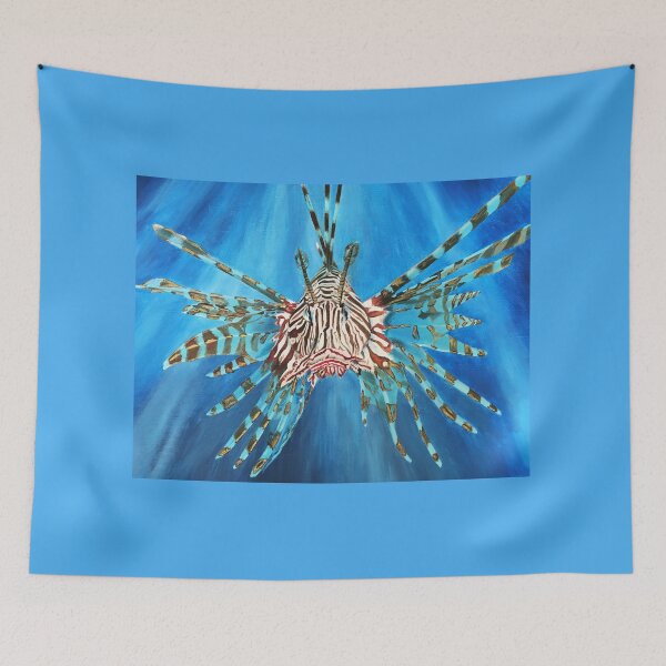 Item preview, Fish in Blue Ocean Water Detailed Oil Painting designed and sold by MaiaJak.