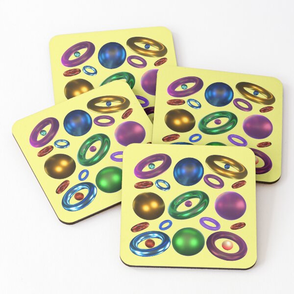 Item preview, colorful rings pattern designed and sold by GEWINN.