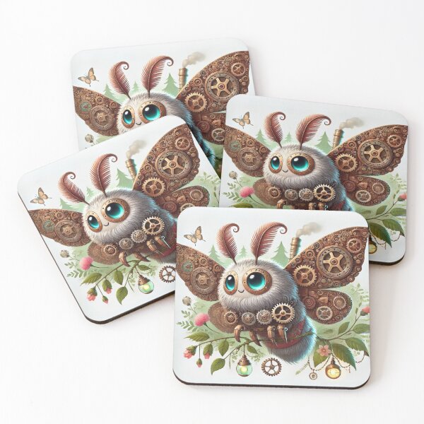 Item preview, Steampunk Tussock Moth designed and sold by Sillytoe.