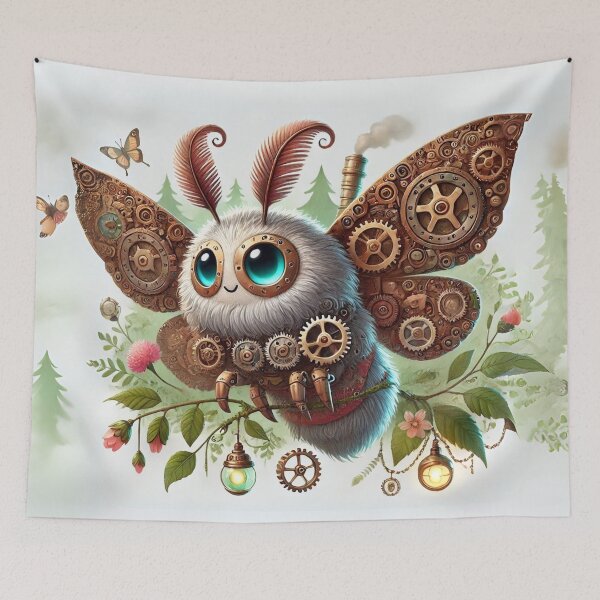 Item preview, Steampunk Tussock Moth designed and sold by Sillytoe.
