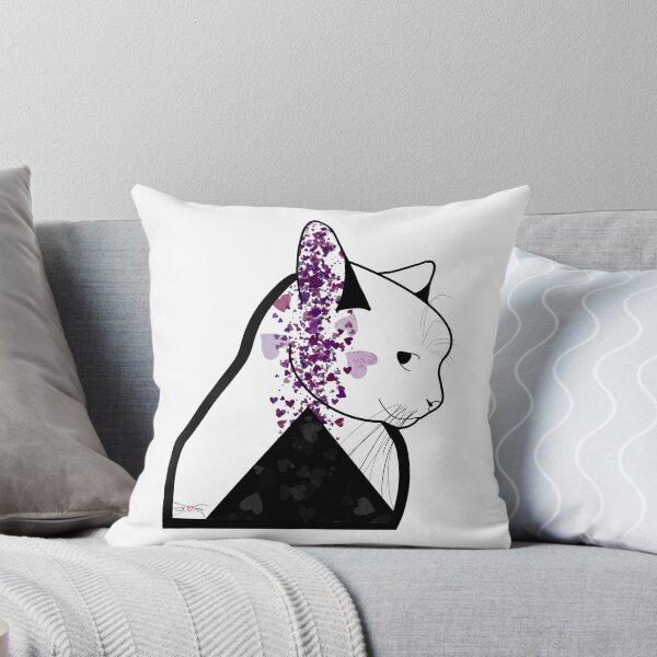Item preview, Demisexual Smirking Cat // Pride Cats designed and sold by whiskerwandcraft.