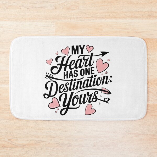 Item preview, My heart has one destination: yours. Love quotes designed and sold by Dizartico.