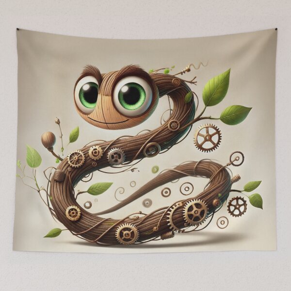 Item preview, Steampunk Twig Snake designed and sold by Sillytoe.
