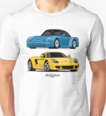Supercar Evolution (blue & yellow) Unisex T-Shirt
