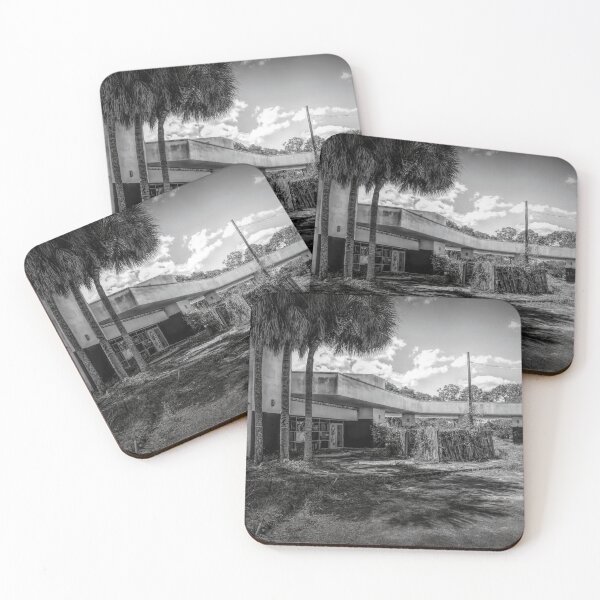 Item preview, Abandoned Gas Station, Kissimmee, Florida 2 BW designed and sold by jrtwynam.