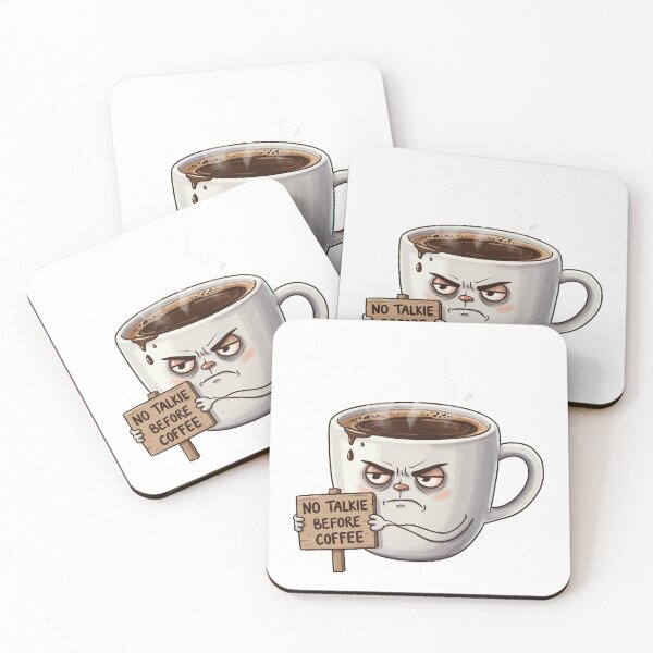 Item preview, No Talkie Before Coffee designed and sold by mrchavish.