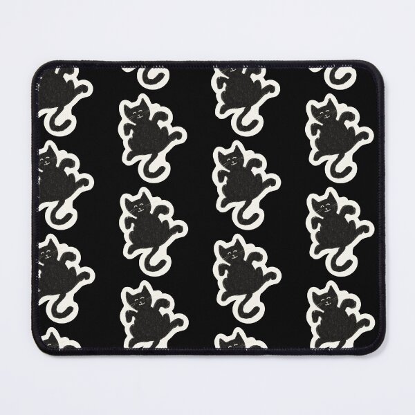 Item preview, Playful RolyPoly Adorable Black Cat Kitty Illustration designed and sold by Alison Inwood.