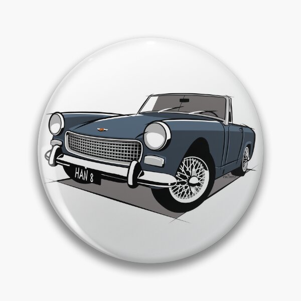 Item preview, Austin Healey Sprite mark III blue designed and sold by car2oonz.