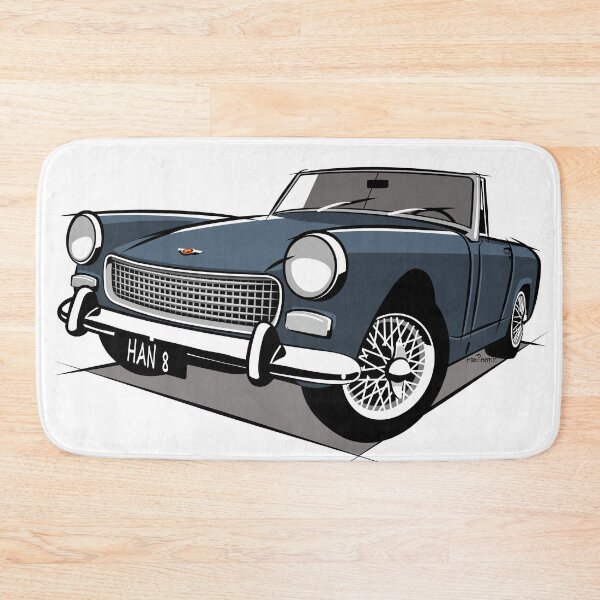 Item preview, Austin Healey Sprite mark III blue designed and sold by car2oonz.