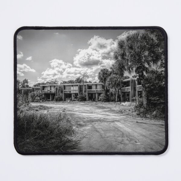 Item preview, Abandoned Hotel, Kissimmee, Florida 3 BW designed and sold by jrtwynam.