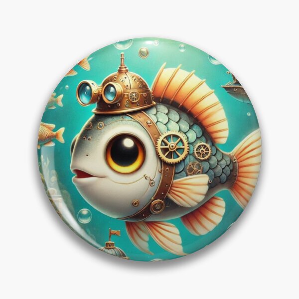 Item preview, Steampunk Uaru Cichlid designed and sold by Sillytoe.