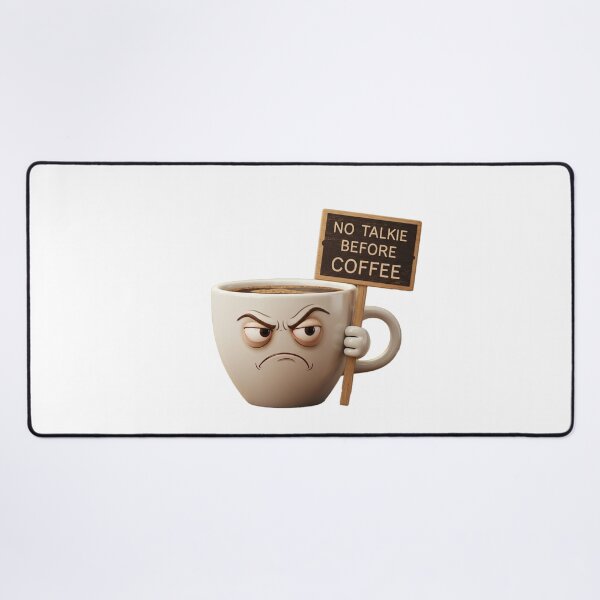 Item preview, No Talk Before Coffee designed and sold by mrchavish.