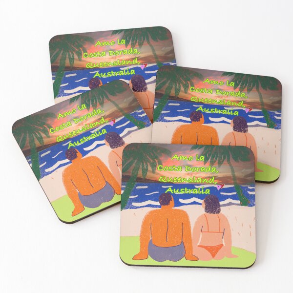 Item preview, Amo la Costa Dorada, Queensland, Australia – Un Paraíso de Playa designed and sold by Michael van der Hoorn.