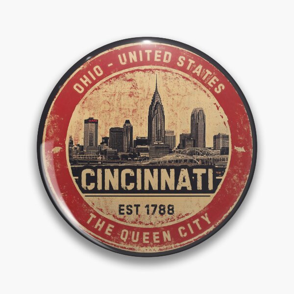 Item preview, Cincinnati - Ohio - The Queen City - United States designed and sold by GoodOldVintage.