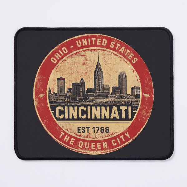 Item preview, Cincinnati - Ohio - The Queen City - United States designed and sold by GoodOldVintage.