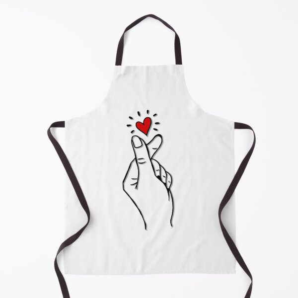 Item preview, finger heart hand drawing designed and sold by baybutterfly.