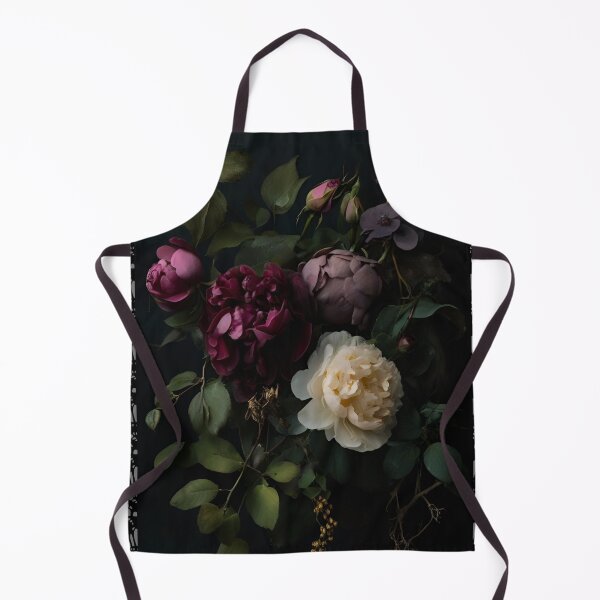 Item preview, Dark Academia Gothic Floral Art – Vintage Peony & Rose designed and sold by dreamparlor.