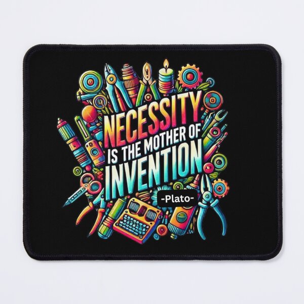 Item preview, Necessity is the Mother of Invention - Plato designed and sold by Myra365Art.