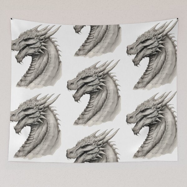 Item preview, Dragon sketch, cool dragon  designed and sold by Merchattack.