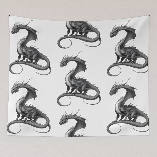 Item preview, Dragon sketch, cool dragon  designed and sold by Merchattack.
