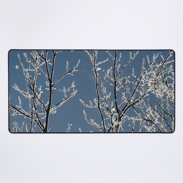 Item preview, Magical Frosted Tree Branches Against Deep Blue Sky designed and sold by Rebecca Jane.