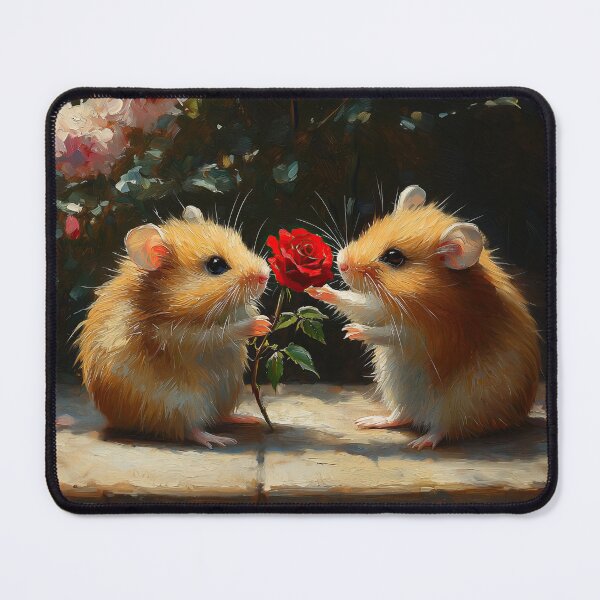 Item preview, Hamster: A Rose, My Love designed and sold by Suzie Palmer.