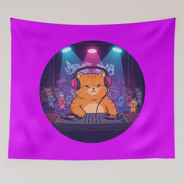 Item preview, Cat DJ designed and sold by mrchavish.